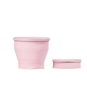 Vaso mini plegable de silicona de 180 ml