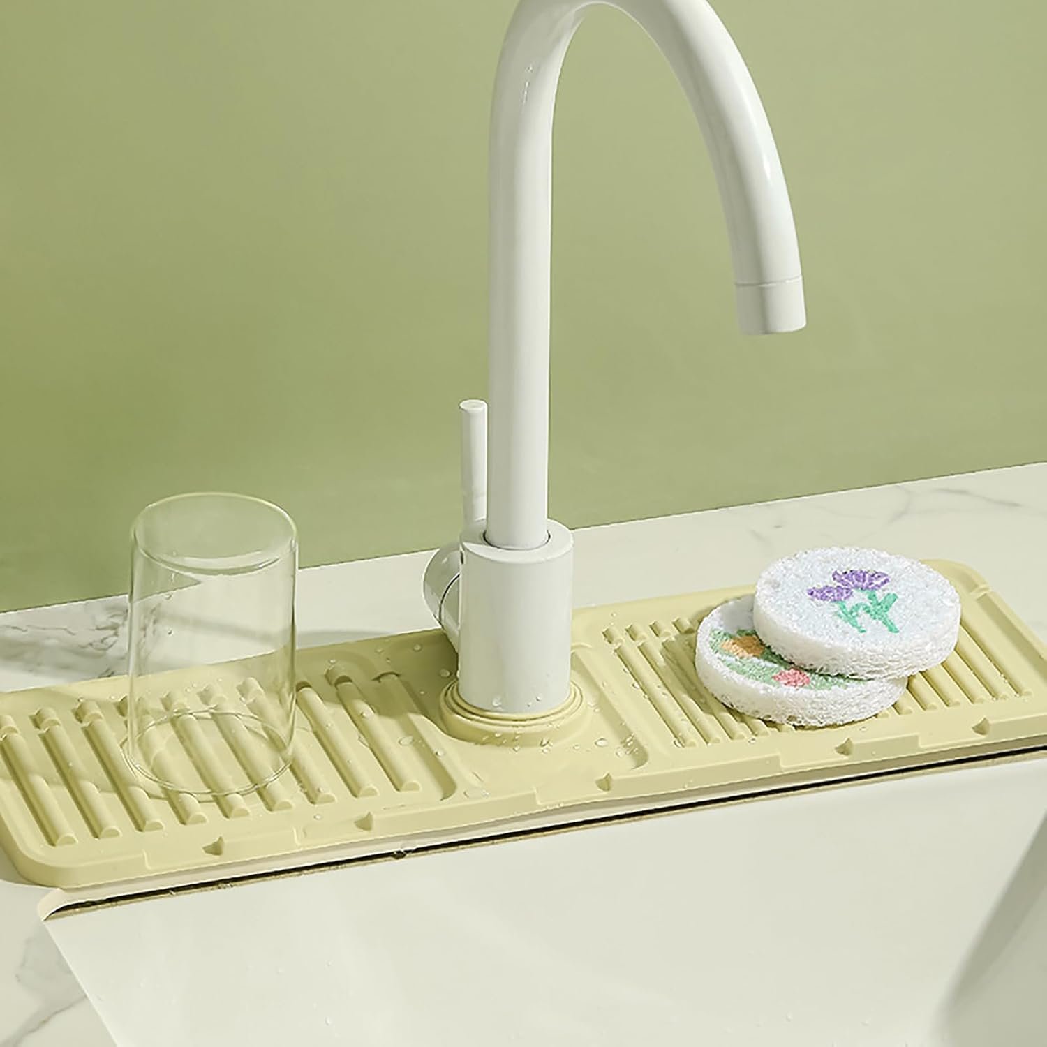 space saving silicone sink organizer