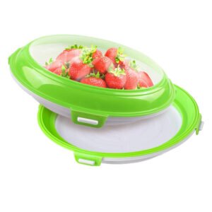 Bandeja redonda YB-210B de PP y película de TPU