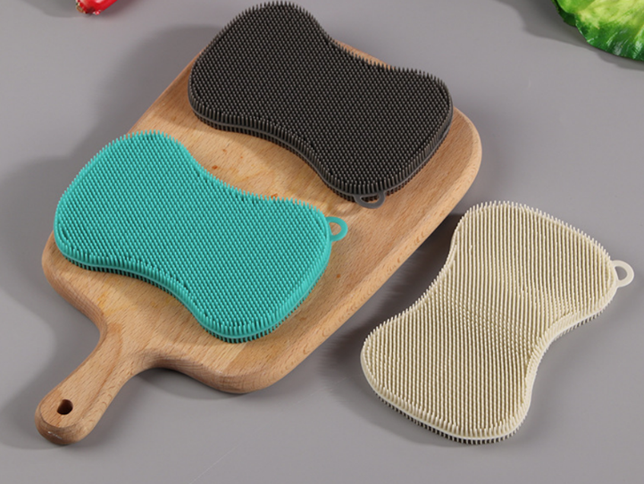 silicone scrub sponge