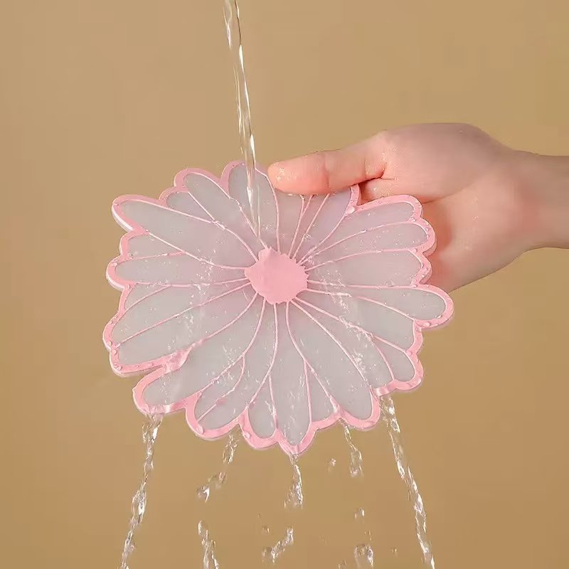 silicone dual color drink coaster