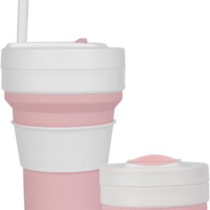 Taza de café plegable de silicona YB-TRAVEL-CUP-350