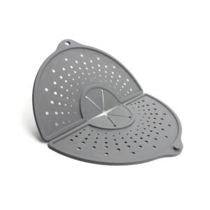 Pantalla antisalpicaduras y protector de cocina plegable de silicona